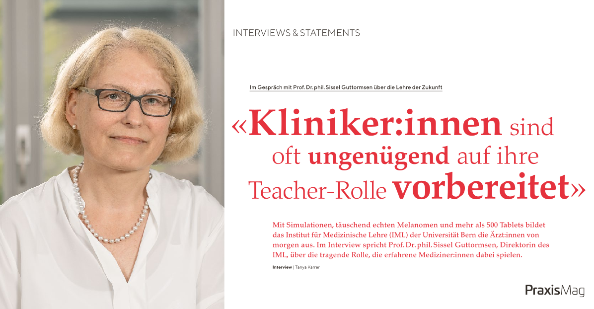 Interview mit Prof. Sissel Guttormsen für PraxisMag 2-2024 von Tanya Karrer