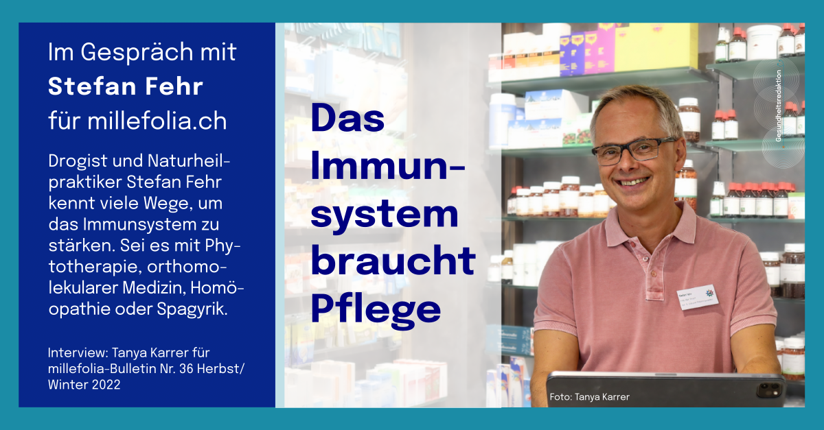 Immunsystem stärken Interview mit Drogist Stefan Fehr