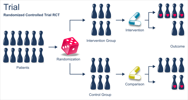 Scheme of a randomised controlled trial rct | randomised controlled trial